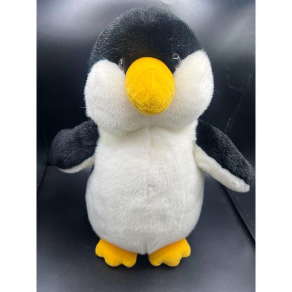 Rare Gund Heads & Tales Winter Penguin Earmuffs Gloves Adorable HTF - Picture 1 of 4